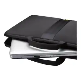 Case Logic 16" Hardshell Laptop Sleeve - Housse d'ordinateur portable - 16" - noir (QNS116K)_7